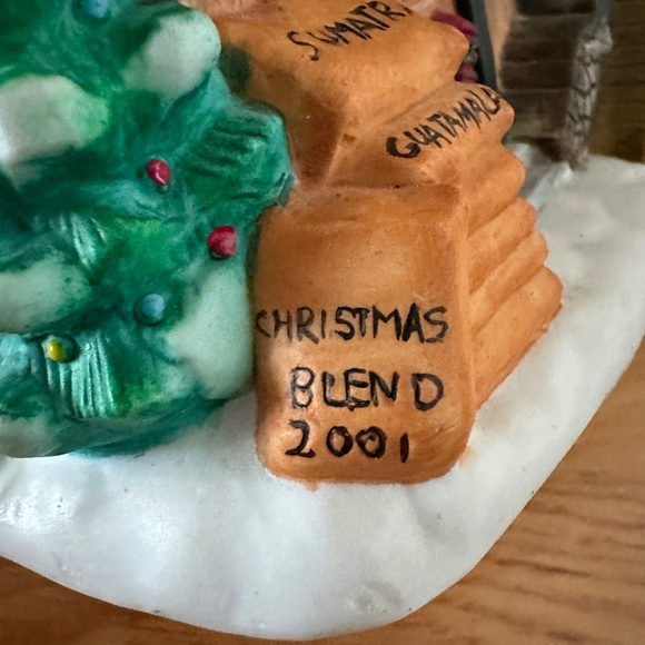 Starbucks Barista 2001 Lighted Christmas House Santa Sumatra Christmas Blend - Picture 12 of 16